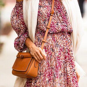 Anya Hindmarch, Return to Nature Compostable Leathe Crossbody Bag, Tan